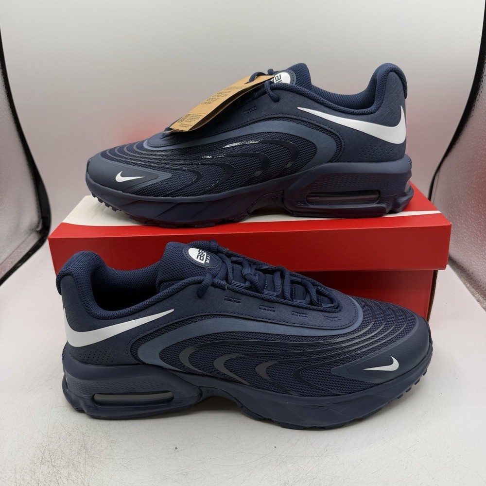 Nike Air Max Fire Shoes Mens Sz 12 Midnight Navy Blue/White Sneakers IF2621-400